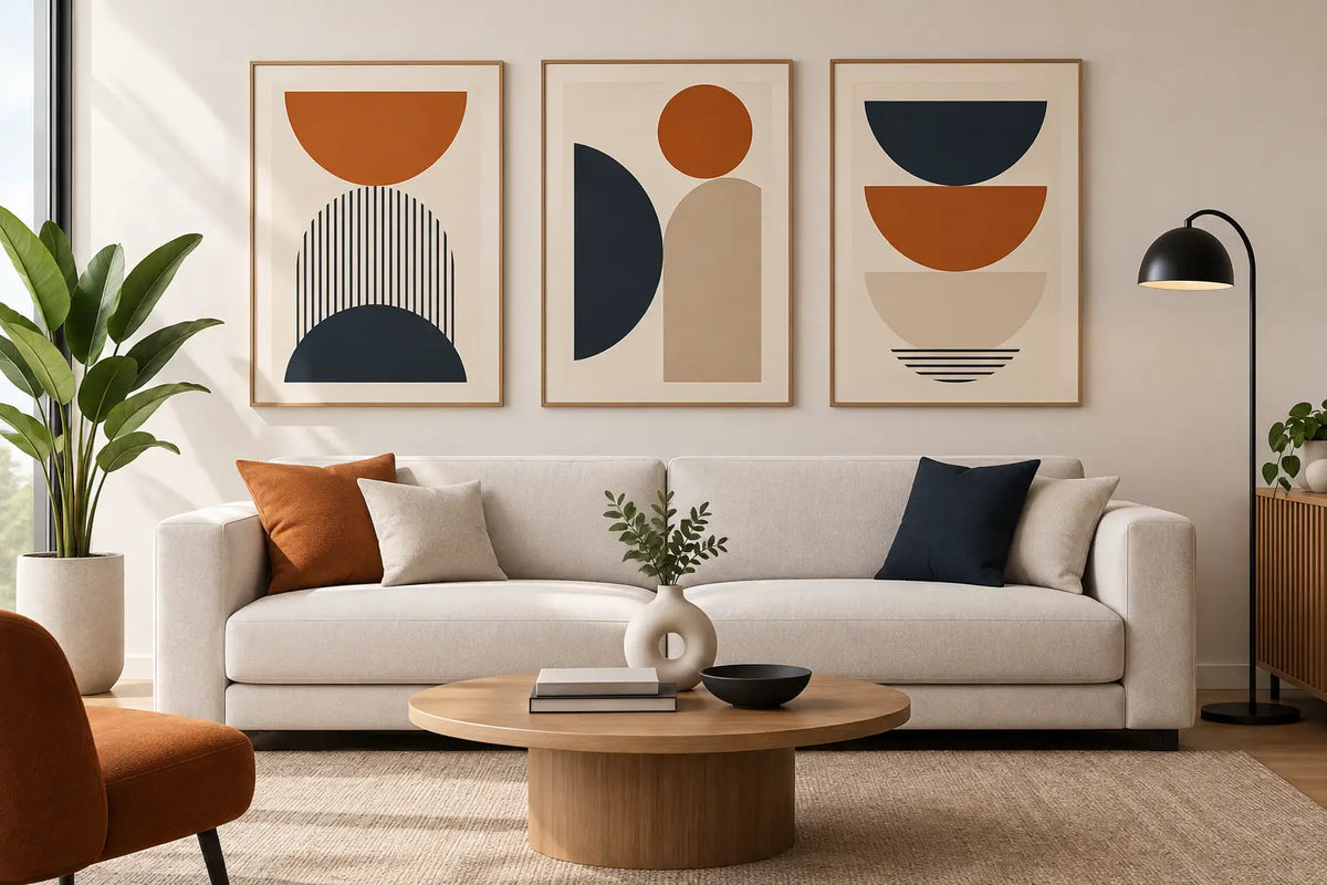 Modern Geometric Art Prints That Define a Room