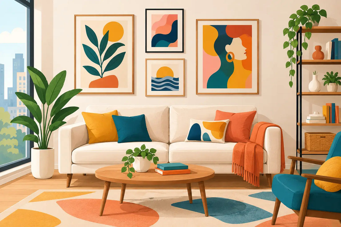 Colorful Apartment Wall Decor That Feels Like You