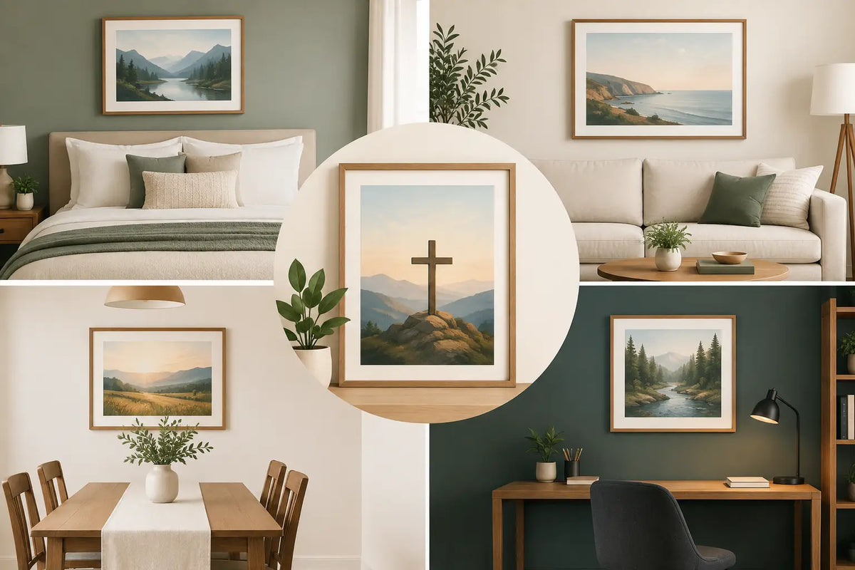 How to Style Scripture Prints in Any Room