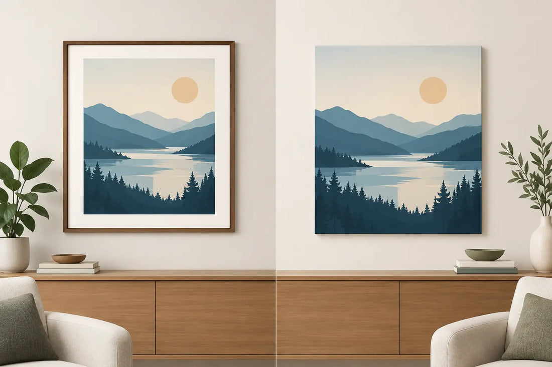 Framed Versus Unframed Art: What Fits?