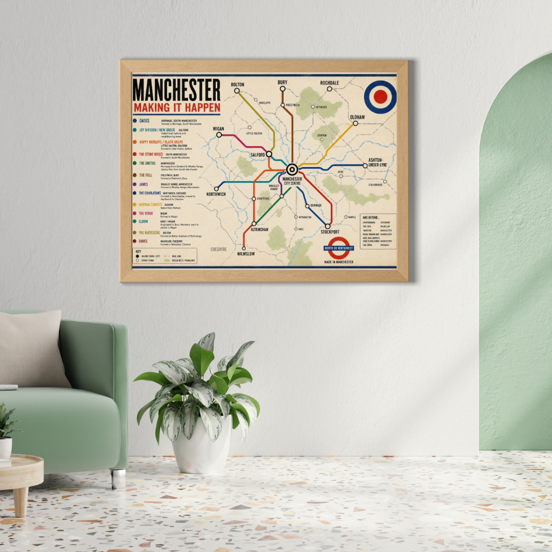 Music & Culture Wall Art Print