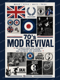70s Mod Revival Wall Art Print | British Mod Culture Poster | Scooter, Ska & Music Collage | Retro UK Music Decor