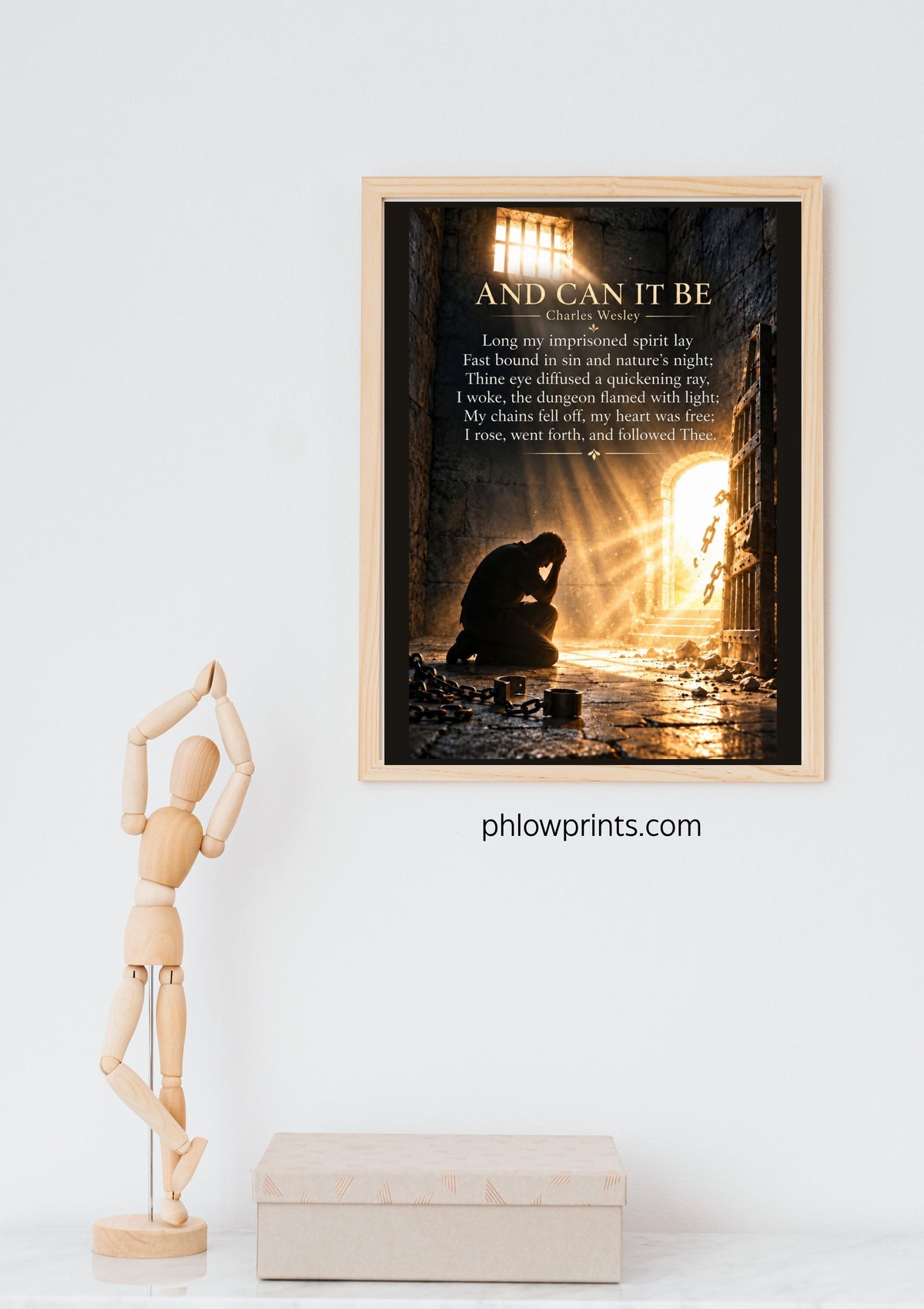 And Can It Be Hymn Wall Art Print -2| Charles Wesley Christian Wall Decor | Vintage Faith Poster (Copy)