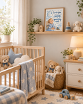 Psalm 139:14 Baby Boy Bible Verse Wall Art – Fearfully and Wonderfully Made Nursery Print